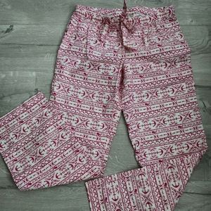 NWOT Vineyard Vines Anchors Print Pajama Pants Women's XS Pink & White